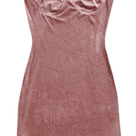 ZAFUL mini velvet tube dress S - Picture 2 of 4